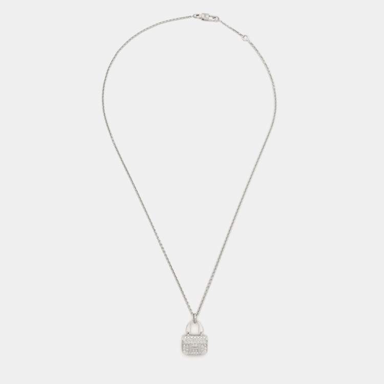HERMES--Finesse-Diamond-Necklace-0.46ct-K18PG-750PG-Rose-Gold –  dct-ep_vintage luxury Store