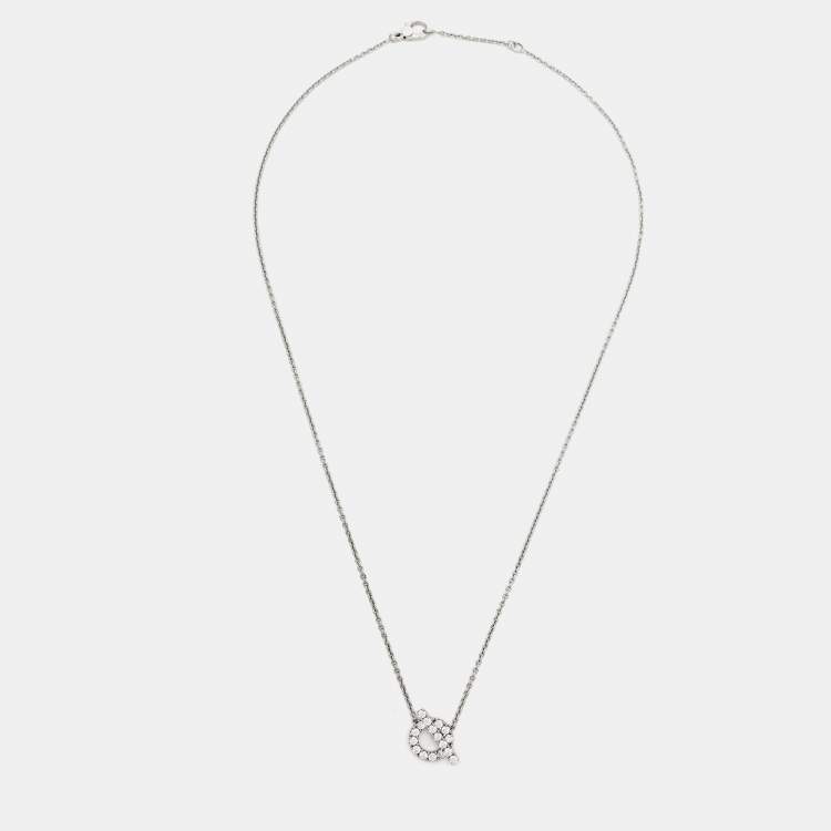 HERMES--Finesse-Diamond-Necklace-0.46ct-K18PG-750PG-Rose-Gold –  dct-ep_vintage luxury Store