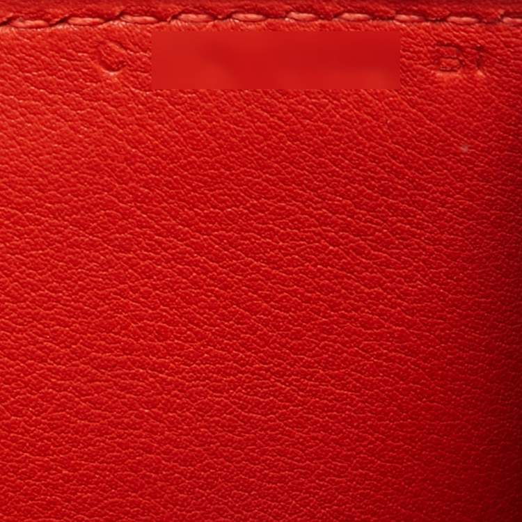 مملوكة مسبقًا Hermès Capucine Swift Leather Medor Clutch 23