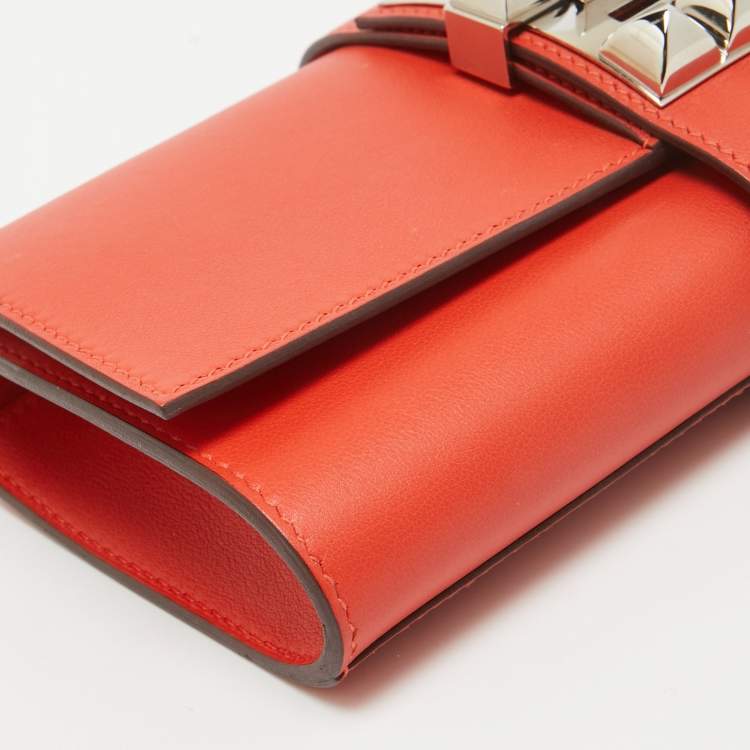 مملوكة مسبقًا Hermès Capucine Swift Leather Medor Clutch 23