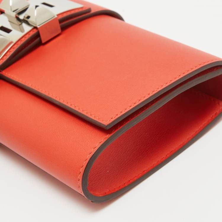 مملوكة مسبقًا Hermès Capucine Swift Leather Medor Clutch 23
