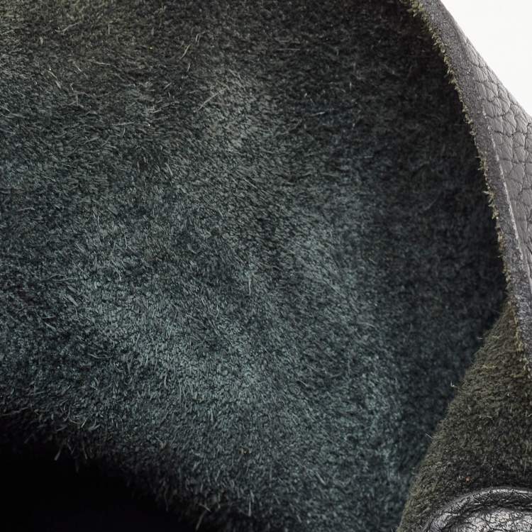 Pre Owned Hermes Noir Taurillon Clemence Leather Picotin Lock 18 Bag