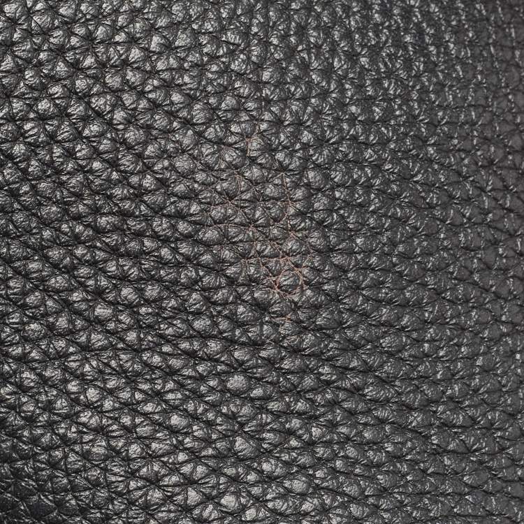 Pre Owned Hermes Noir Taurillon Clemence Leather Picotin Lock 18 Bag