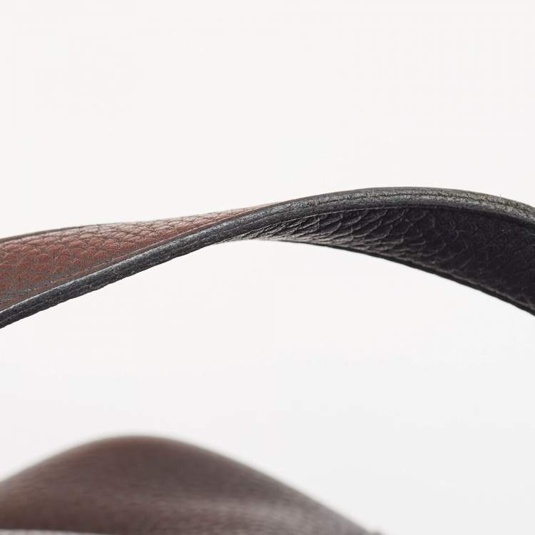 Pre Owned Hermes Noir Taurillon Clemence Leather Picotin Lock 18 Bag