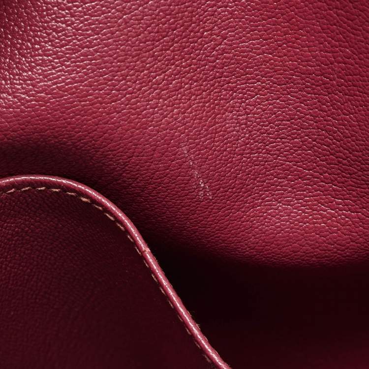 Pre Owned Hermes Tosca Togo Leather Gold Finished Birkin 35 Bag