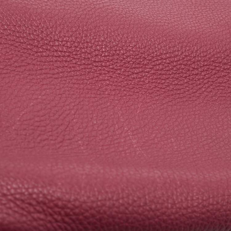 Pre Owned Hermes Tosca Togo Leather Gold Finished Birkin 35 Bag