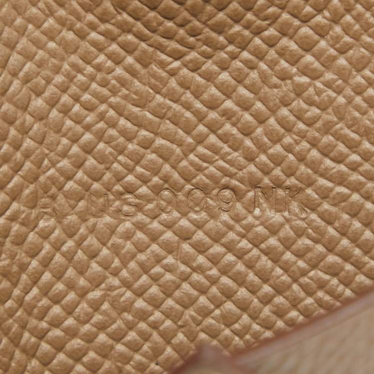 مملوكة مسبقًا Hermes Etoupe Epsom Leather Bearn Mini Wallet