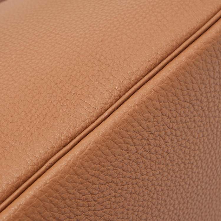 Pre Owned Hermes Gold Togo Leather Gold Finish Birkin 35 Bag