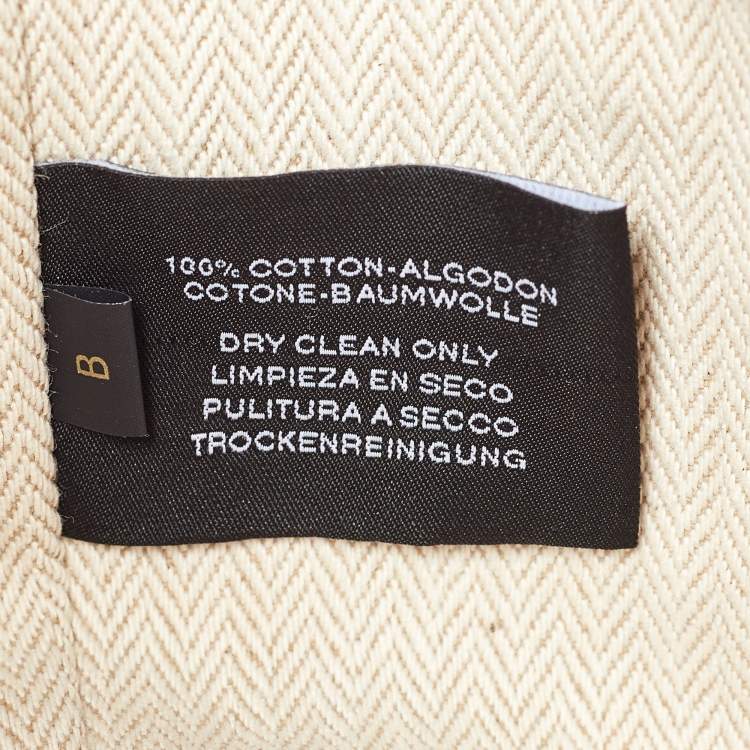 Pre Owned Hermes Hibiscus Toile H Canvas Small Bride-a-Brac Pouch