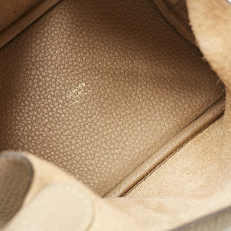 Pre Owned Hermes Trench Taurillon Clemence Leather Picotin Lock 18 Bag