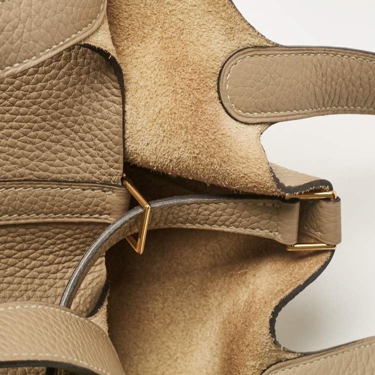 Pre Owned Hermes Trench Taurillon Clemence Leather Picotin Lock 18 Bag