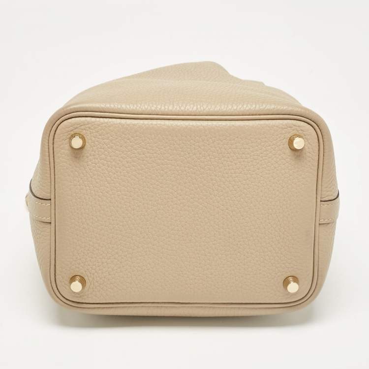 Pre Owned Hermes Trench Taurillon Clemence Leather Picotin Lock 18 Bag