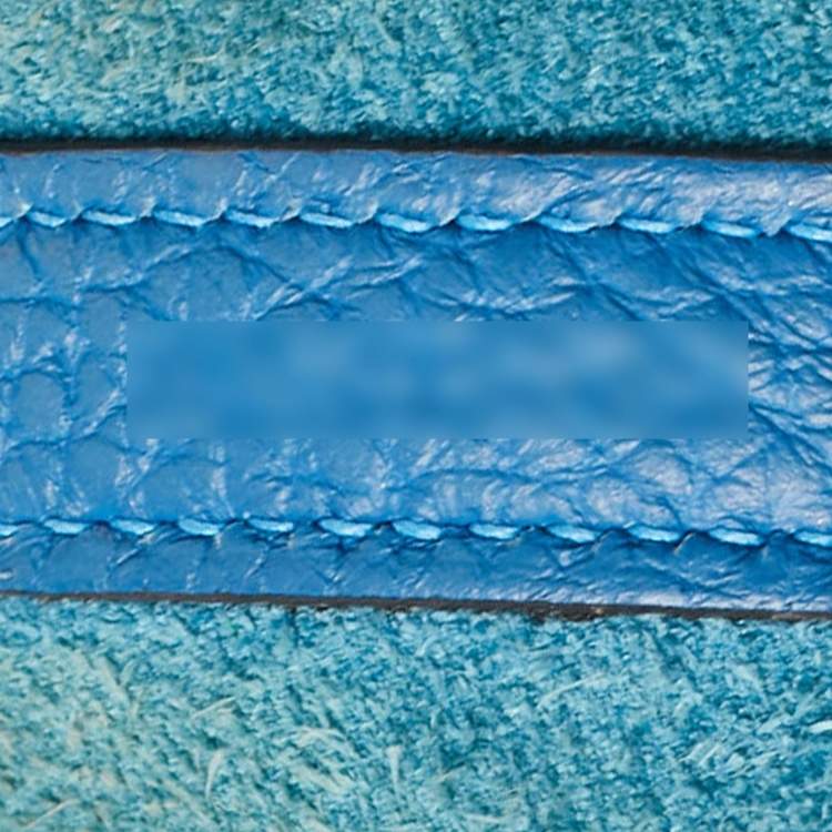 Pre Owned Hermes Bleu Zellige Taurillon Clemence Leather Picotin Lock 18 Bag