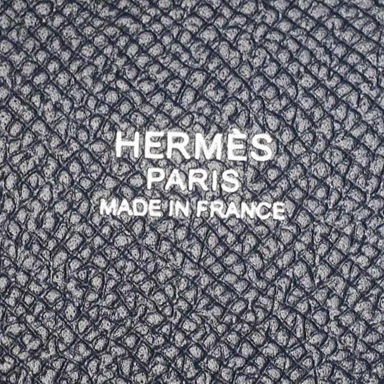 Pre Owned Hermès Bleu Indigo/Terre Battue/Noir Epsom Leather Picotin Lock Tressage 18 Bag