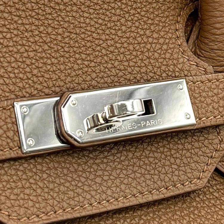 Pre Owned Hermes Alezan Togo Birkin 35 Handbag