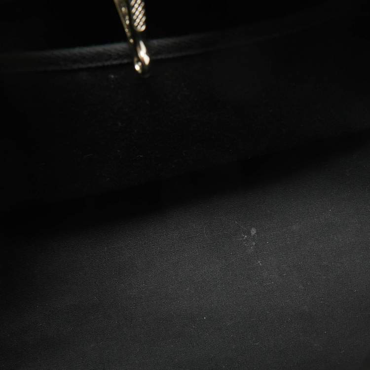 Pre Owned Hermes Natural/Noir Toile and  Vache Hunter 2in1 Herbag Zip 31 Bag