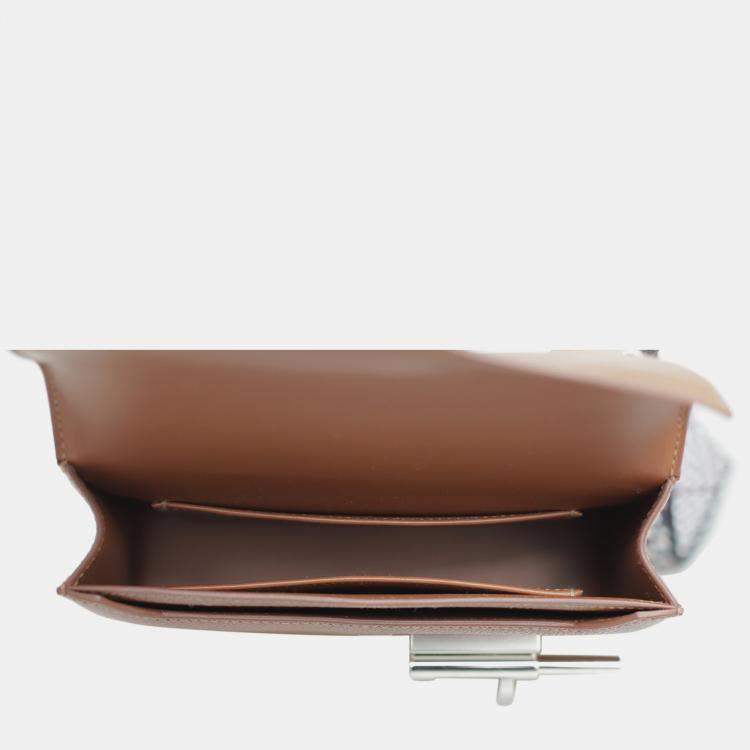 Pre Owned Hermes Brown Leather Verrou Mini Bag