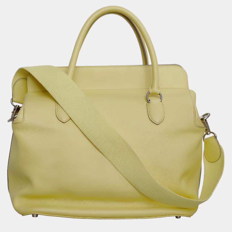 Pre Owned Hermes Souffre Swift Leather Toolbox 33 Bag