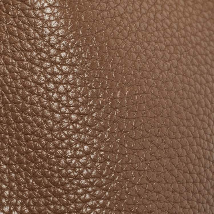 Pre Owned Hermes Etoupe Taurillon Clemence Leather Picotin Lock 18 Bag