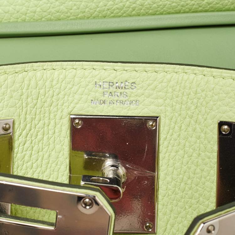 Pre Owned Hermes Vert Absinthe Togo Leather Hac A Dos PM Backpack