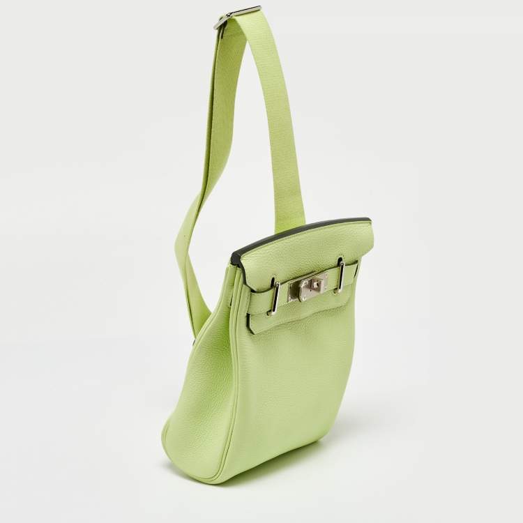 Pre Owned Hermes Vert Absinthe Togo Leather Hac A Dos PM Backpack