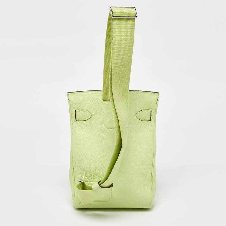 Pre Owned Hermes Vert Absinthe Togo Leather Hac A Dos PM Backpack