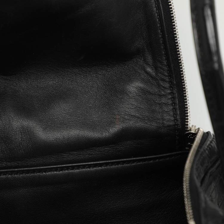 Pre Owned Hermes Black Crocodile Lindy 26 Bag