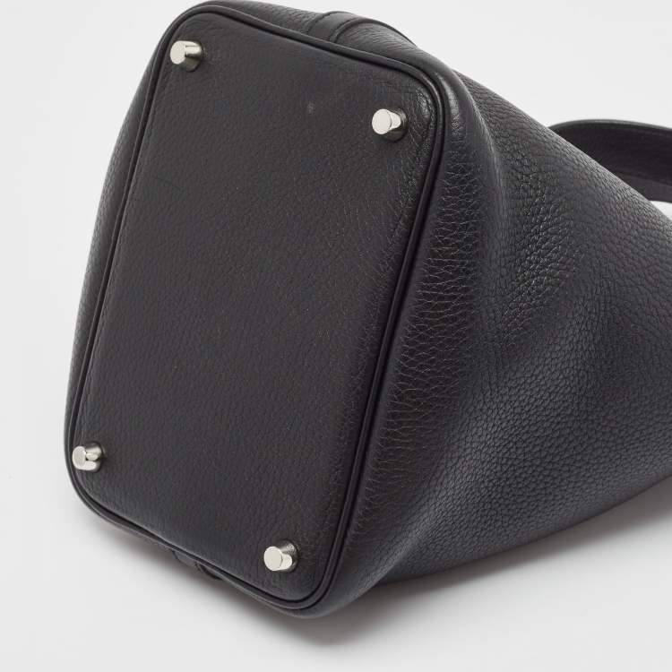 Pre Owned Hermes Black Togo Leather Picotin Lock 18 Bag