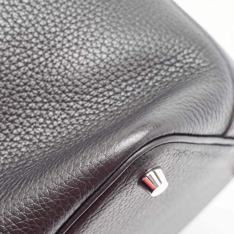 Pre Owned Hermes Black Togo Leather Picotin Lock 18 Bag