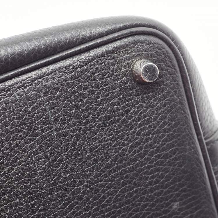 Pre Owned Hermes Black Togo Leather Picotin Lock 18 Bag