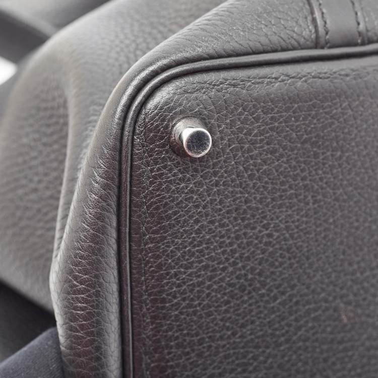 Pre Owned Hermes Black Togo Leather Picotin Lock 18 Bag