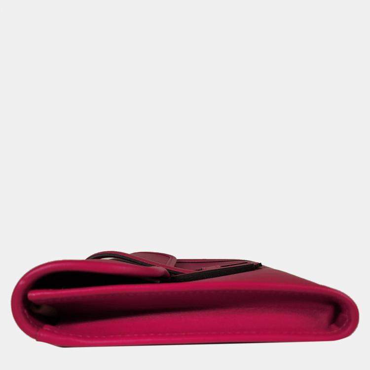 Pre Owned Hermes Rose Pourpre Swift Jige Elan bag 29