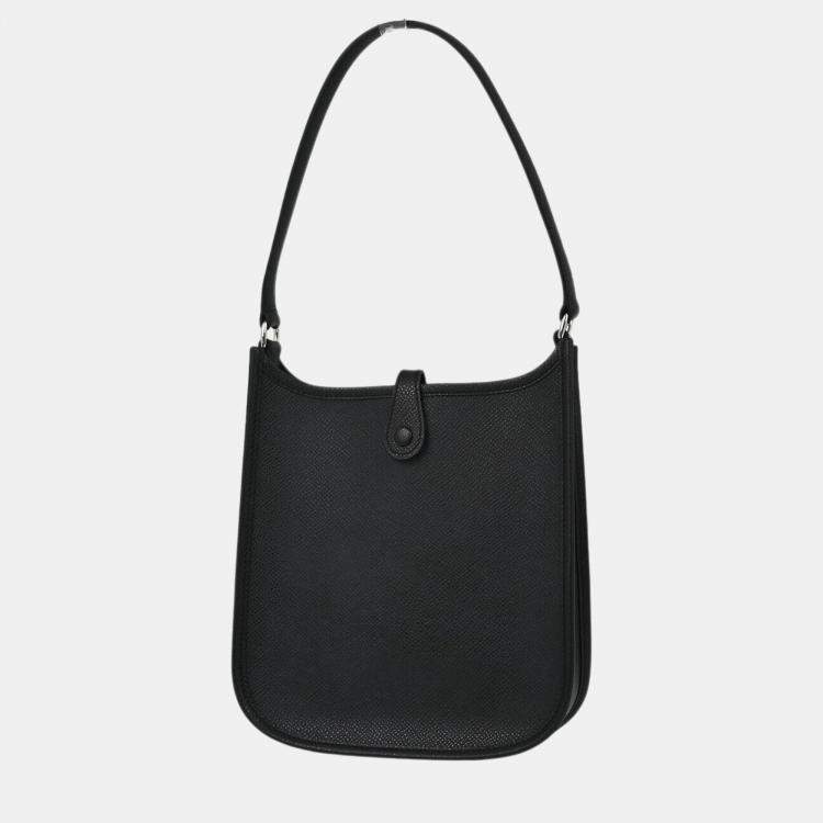 Pre Owned Hermes Black Epsom Evelyne TPM Handbag