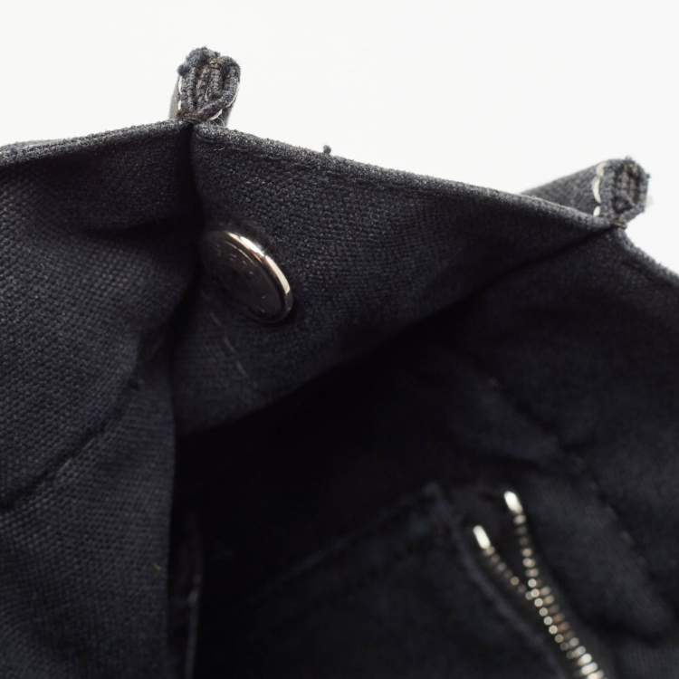 Pre Owned Hermès Black Canvas Fourre Tout PM Bag