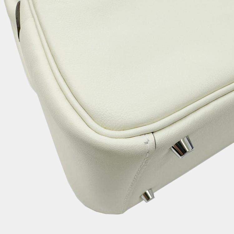 Pre Owned Hermes Ivory Lindy Verso Swift Nata Sesame mini Bag