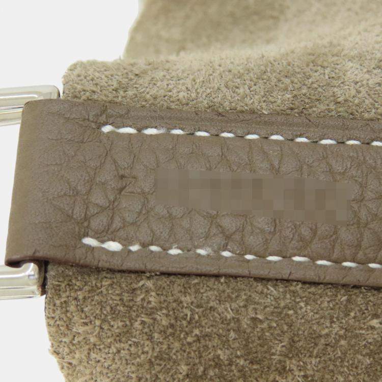 Pre Owned Hermes Etoupe Taurillon Picotin Lock 26 Handbag