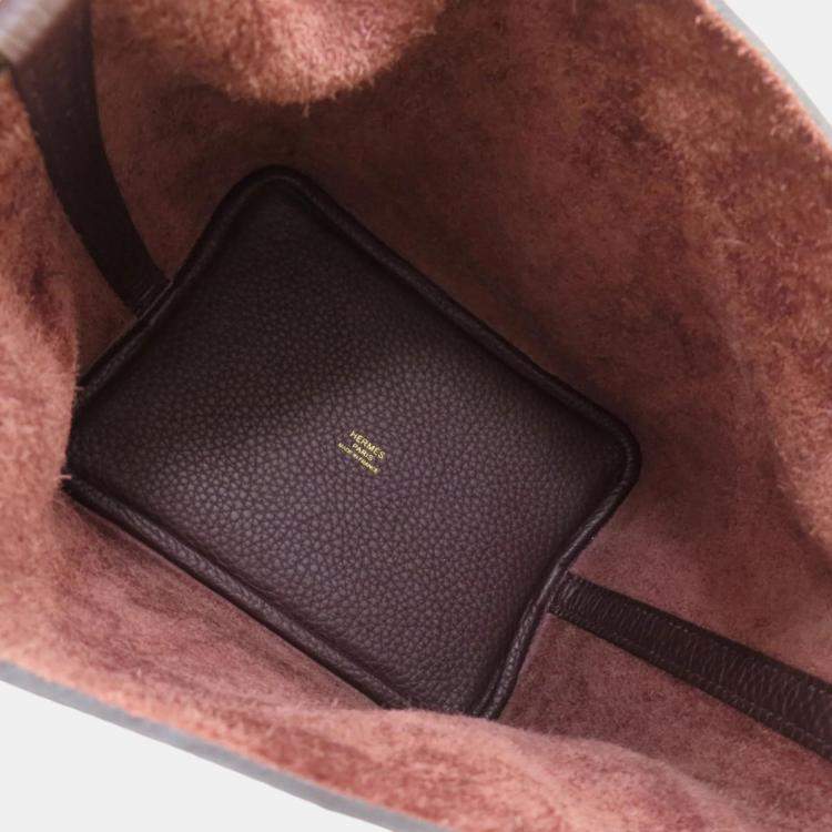 Pre Owned Hermes Taurillon Swift Picotin Lock 18 Handbag
