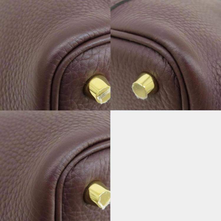 Pre Owned Hermes Taurillon Swift Picotin Lock 18 Handbag