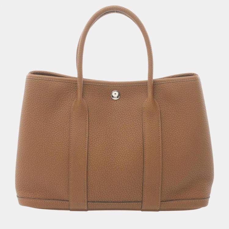 Hermes Garden Party TPM Tote Bag Brown