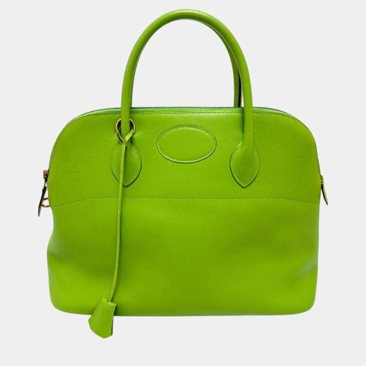 Hermes  Apple green Hand Bag