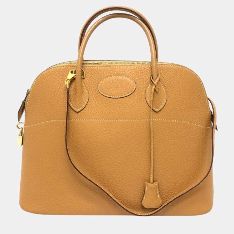 Hermes Sabr Brown Hand Bag