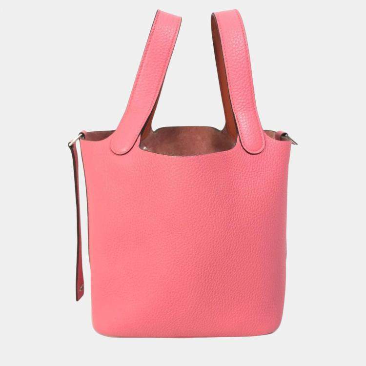 Hermes Rose azale x tail batieux pink Bag