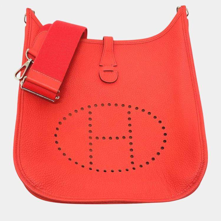 Hermes Red Shoulder Bag