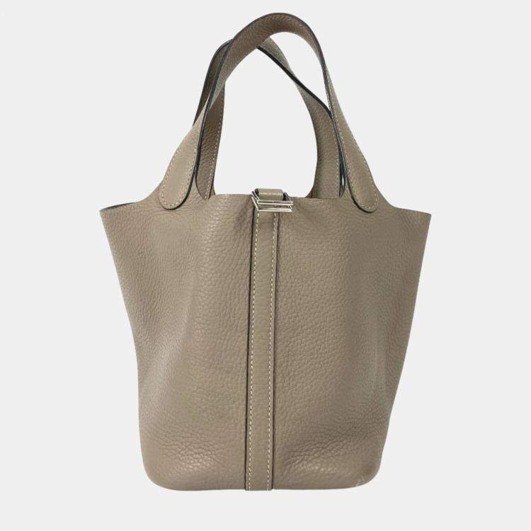 Hermes Trutierle Gray Tote Bag