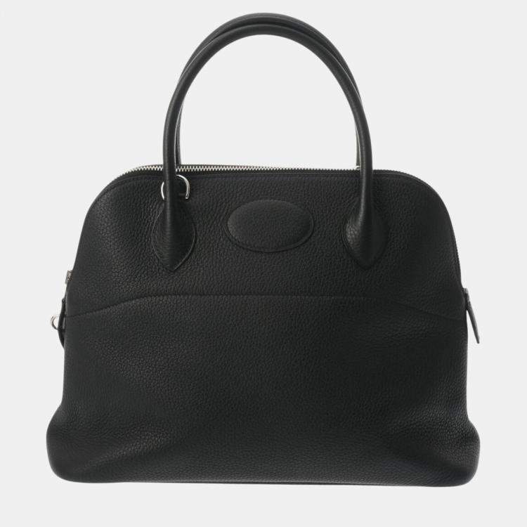 Hermes Black Taurillon Clece Bolide 31 Handbag