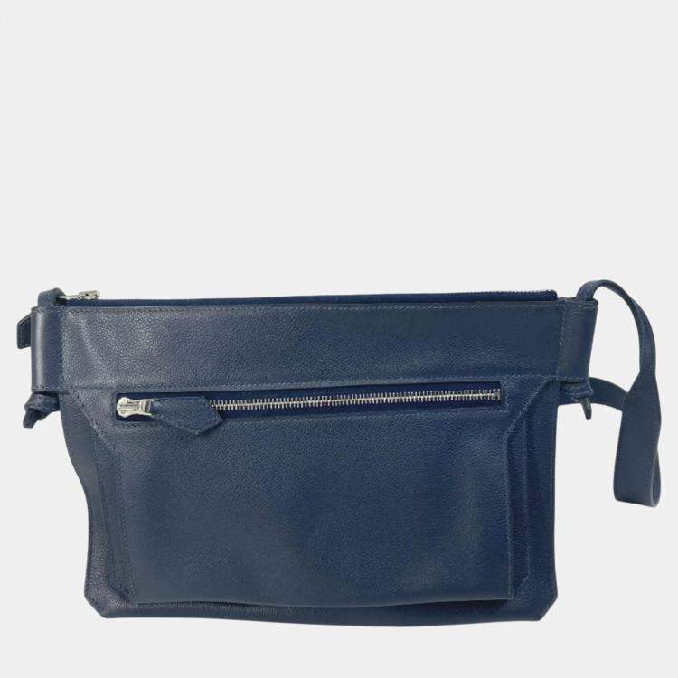 Hermes Blue Nuit Navy Shoulder Bag