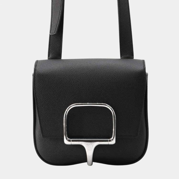 Hermes Black Epson Della Cavalleria bag