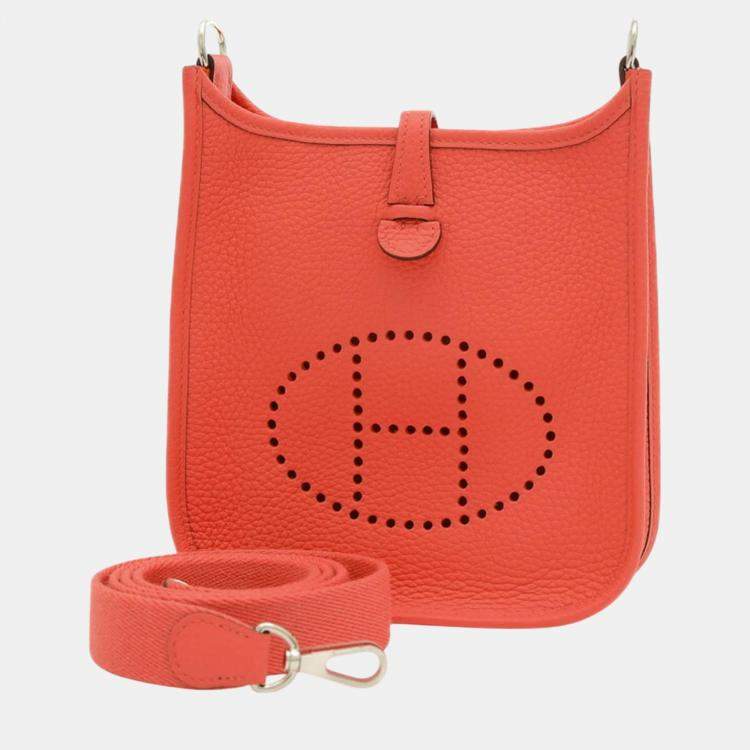 Hermes Rose Texas Evelyn TPM Amazon Shoulder Bag