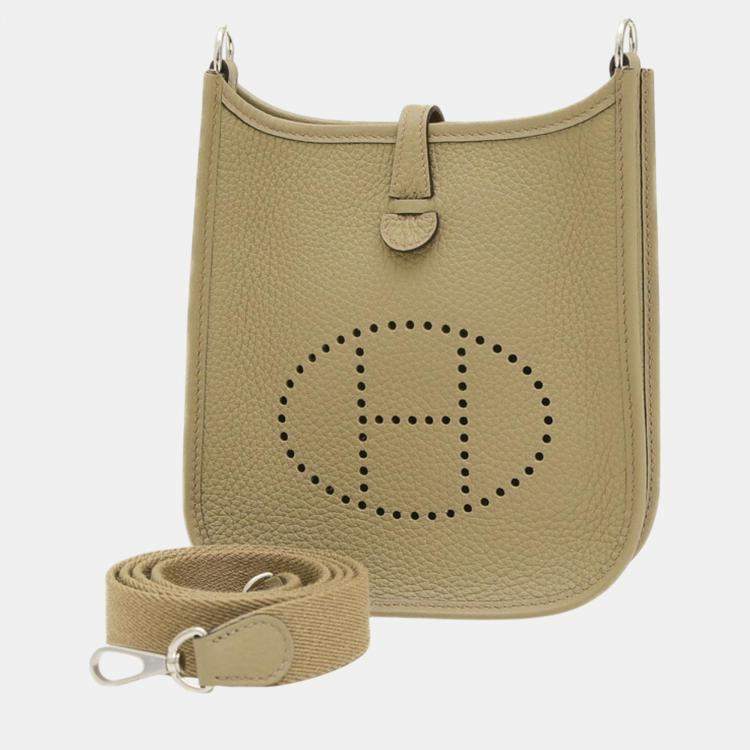 Hermes Taurillon Beige Marfa Evelyn TPM Amazon Shoulder Bag