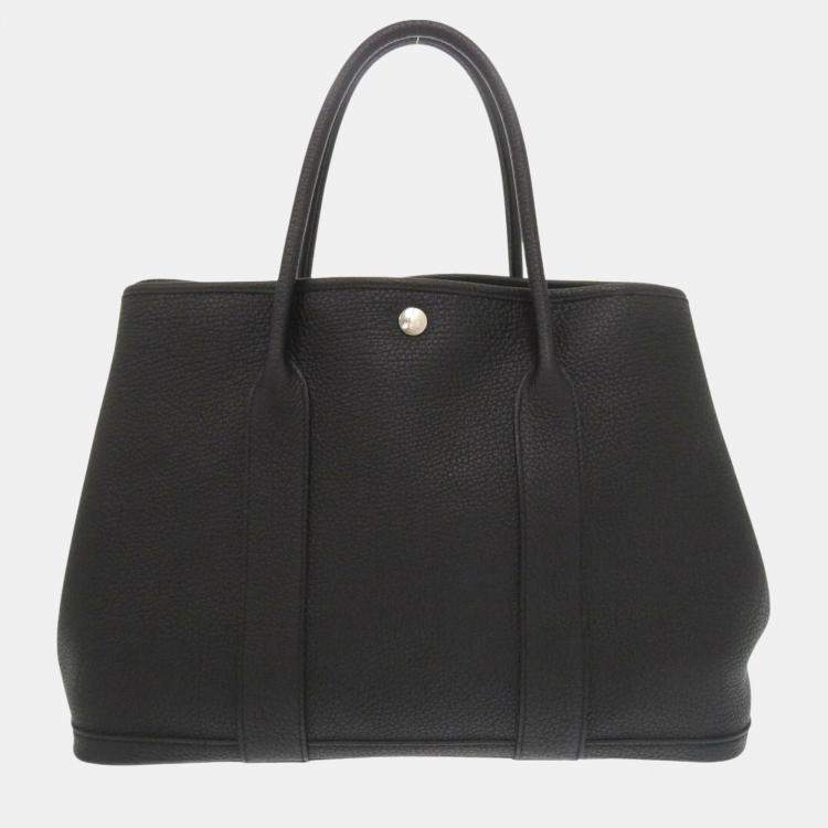 Hermes Negonda Black Garden PM Tote Bag